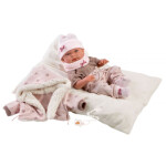 Llorens 73882 NEW BORN - realistická panenka miminko s celovinylovým tělem - 40 cm