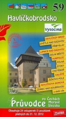 Havlíčkobrodsko 59. Průvodce po Č,M,S volné vstupenky poukázky