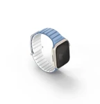 UNIQ Revix Evo Reversible Magnetic řemínek pro Apple Watch 41 40 38 mm - POWDER BLUE (modrá bílá) (8886463688229)