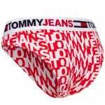 Tommy Hilfiger Jeans Tanga UW0UW0355609U Červená/bílá