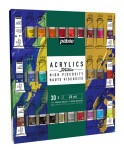 Pébéo Studio Acrylic sada 30 x 20 ml + štětec, nový obal