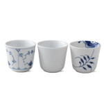 Royal Copenhagen Porcelánové termo hrnky Gifts With History 260 ml – set 3 ks, bílá barva, porcelán