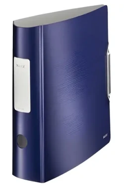 Leitz 180° Active STYLE titanově modrá / Pákový pořadač / A4 / 75 mm / až 500 listů (11080069)