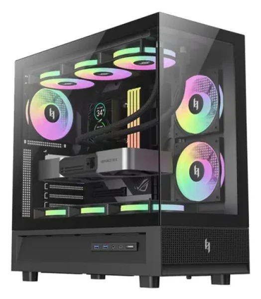 Gamemax NEX C51 černá / Skříň / ATX / BTF (NEX C51 BK)