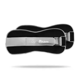 Závaží na zápěstí a kotníky 1 kg - GymBeam (černá) (47629-1-black)