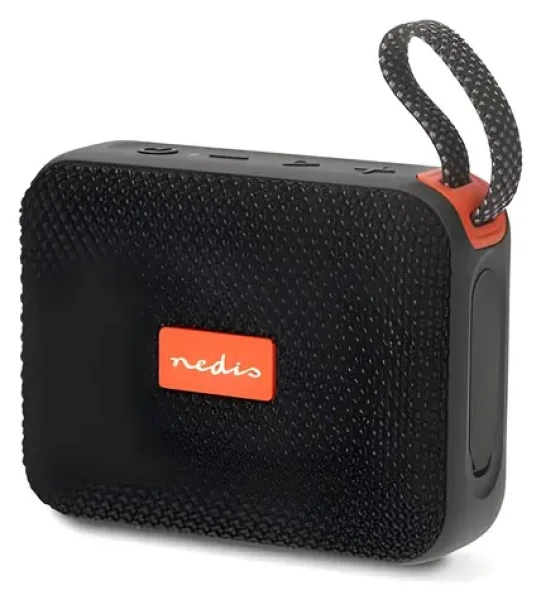 Nedis SPBT0526BK černo-oranžová / Bluetooth reproduktor / 10 W / IPX7 / TWS (SPBT0526BK)