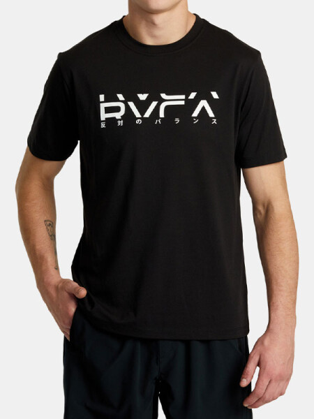 RVCA BIGVASECTION black pánské tričko krátkým rukávem
