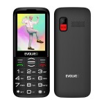 EVOLVEO EasyPhone XO + nabíjecí stojánek černá / 2.8" / 0.3MP / DualSIM / microSDHC (SGM EP-630-XOB)