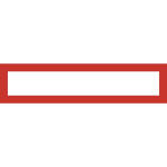 Djois Magneto LEAN nadpis, A4/A3, červený, 10 ks