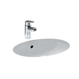 Laufen - Birova Vestavné umyvadlo 53x41 cm, s přepadem, bílá H8111910000001