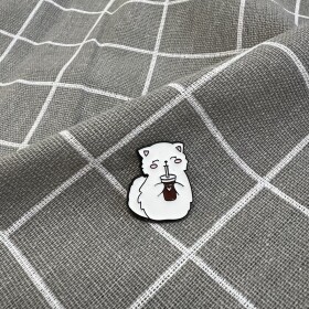 Pinarna.cz Kočička popíjející kafíčko