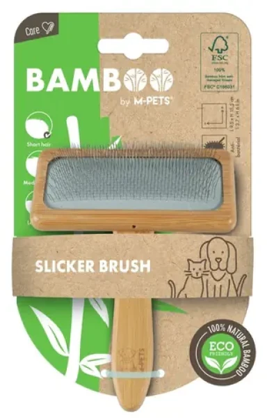 M-PETS Kartáč Bamboo M / Péče o srst / Pro psy (353300)
