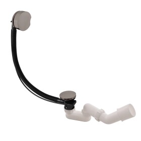 RAV Slezák - Sifon vanový automat komplet, 600mm, Metal Grey - kartáčovaná MD0588MGK MD0588MGK