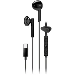 GENIUS sluchátka HS-M366 černá / s mikrofonem / USB-C / kabel 1.2 m (31710033400)