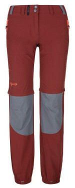 Dámské outdoorové kalhoty model 15180930 tmavě červená 44 - Kilpi
