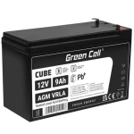 Green Cell VRLA AGM 12V | 2.1A / zabezpečovací | solární | protipožární systémy | 9Ah (AGM06)