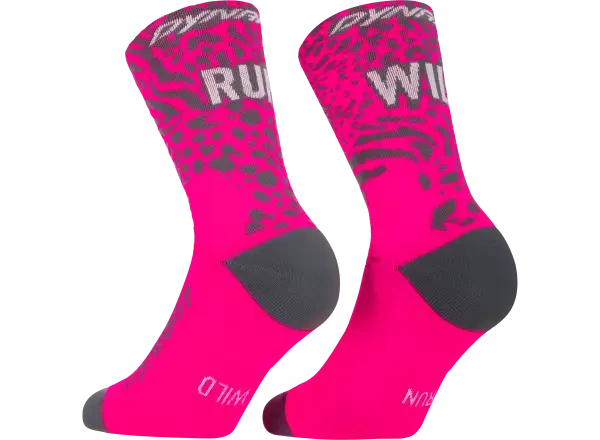 Dynafit Run Wild Crew běžecké ponožky Pink Glo/0720 vel. 35-38