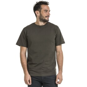 Bushman Pánské tričko Prime II, tmavě hnědé L