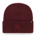 47 Brand Pánská zimní čepice New York Yankees MLB Haymaker ’47 CUFF KNIT Dark Maroon