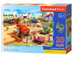 Puzzle Castorland MAXI 20 dílků - Práce na statku