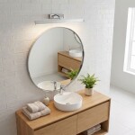 Koupelnové nástěnné LED svítidlo SWE002-1W 58cm CHROME OSW-20101