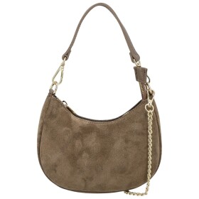 Stylová dámská kožená kabelka na rameno Kilix, taupes