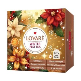 LOVARÉ WINTER Fest Tea Set (90 sáčků)