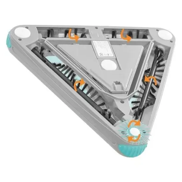 Livington Deeper Sweeper modrá / Aku čistič podlah / 4 kartáče (M35881)