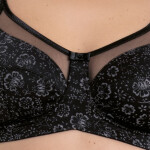 Clara Art komfortní podprsenka 5873 black/anthracite - Anita Classix 445 black/anthracite 105F