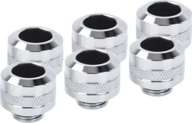 Alphacool Eiszapfen PRO 13mm šroubení HardTube G1/4" chromová / 6 ks (17474)