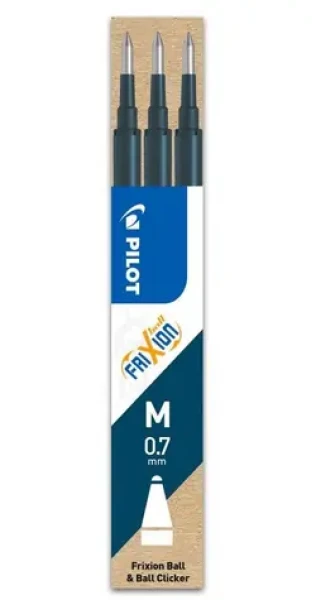 PILOT Náhradní náplně Pilot Frixion / 0,7mm / 3ks / modročerná (PFRBSK2)
