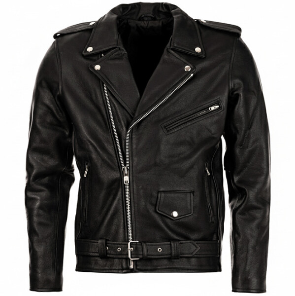 Pánská Kožená Bunda Křivák M-Pro Luxora Brixton Černá Velikost: XS