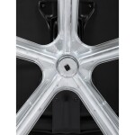 Kancelářské křeslo, houpací mechanismus, černá ekokůže, KA-F1385 BK