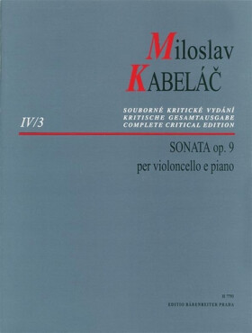 Sonáta pro violoncello klavír op.