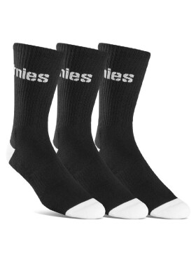 Etnies Stencil Icon 3Pack black pánské kvalitní ponožky