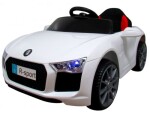 Mamido Elektrické autíčko Cabrio B4 eko-kůže bílé