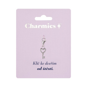 Stříbrný přívěsek klíče - Dveře od štěstí - Albi