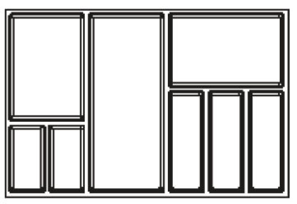 Agoform příborník Sky 800 barva: antracit