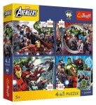 Puzzle Avengers: Hrdinové kolem nás 4x88 dílků