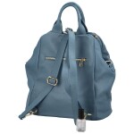Luxusní dámský kožený kabelko-batoh Opu, světle modrá