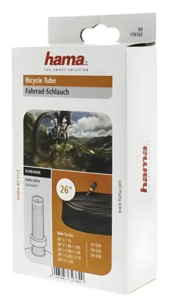 Hama / Duše na jízdní kolo / 26" / Auto ventil / ETRTO 40/62-559