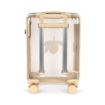 Konges Sløjd Dětský kufr Transparent Lemon 25 L, krémová barva, plast