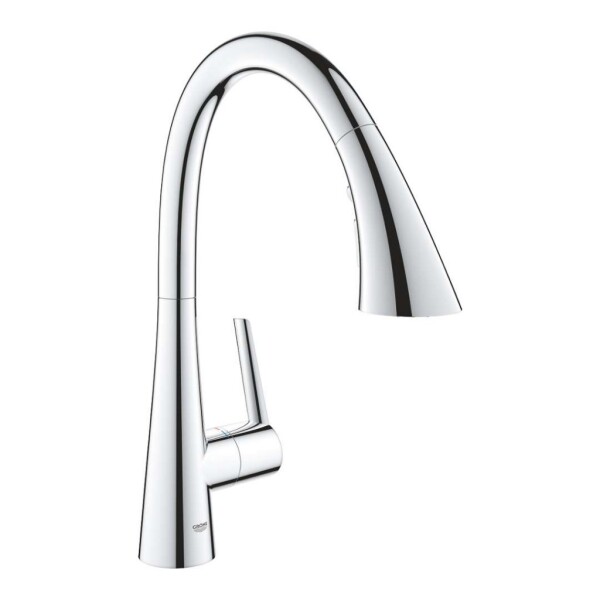 GROHE - Zedra Dřezová baterie s výsuvnou sprškou, chrom 32294002