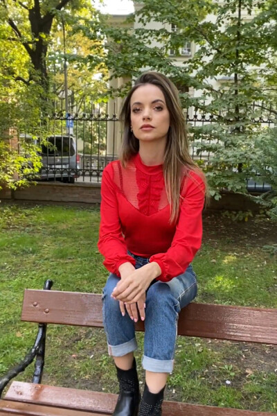 Dámská halenka Franceska red - ELDAR červená M