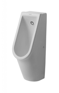 DURAVIT - Starck 3 Pisoár, zadní přívod vody, Rimless, s WonderGliss, alpská bílá 08272500001