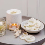 Stoneglow Vonný vosk do aromalampy Wild Mint/Bergamot – 10 ks, 124 g, přírodní barva, vosk