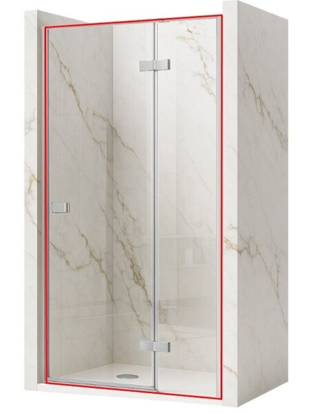 REA - Sprchové dveře bez stěnového profilu ATLAS chrom 120 P REA-K4668