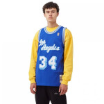 Mitchell Ness Pánské tričko NBA Los Angeles Lakers Shaquille O'Neal potiskem Swingman SMJYAC18013-LALROYA96SON