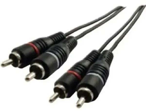 Schwaiger audio kabel 2x Cinch - 2x Cinch 5 m černá / Audio kabel / CINCH (RCA) / Propojovací (CIK5450533)
