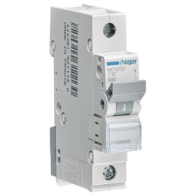 Hager MCN110 elektrický jistič 1pólový 10 A 400 V